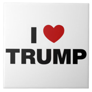 I Kärlek Trump Kakelplatta