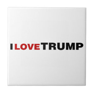 I Kärlek Trump Kakelplatta