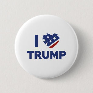 I Kärlek Trump Knapp
