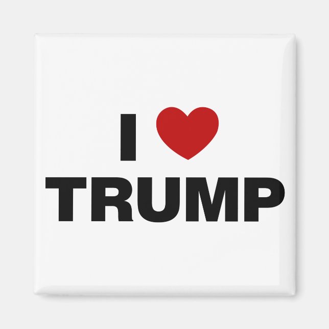 I Kärlek Trump Magnet (Framsidan)