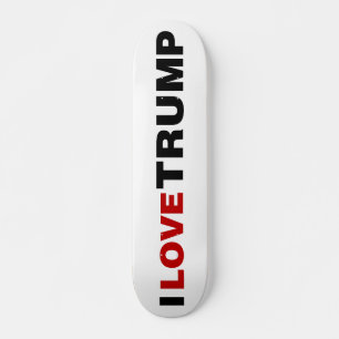 I Kärlek Trump Mini Skateboard Bräda 18,5 Cm