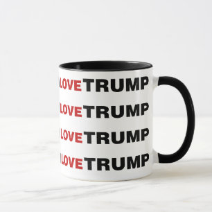 I Kärlek Trump Mugg