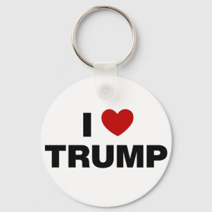 I Kärlek Trump Nyckelring