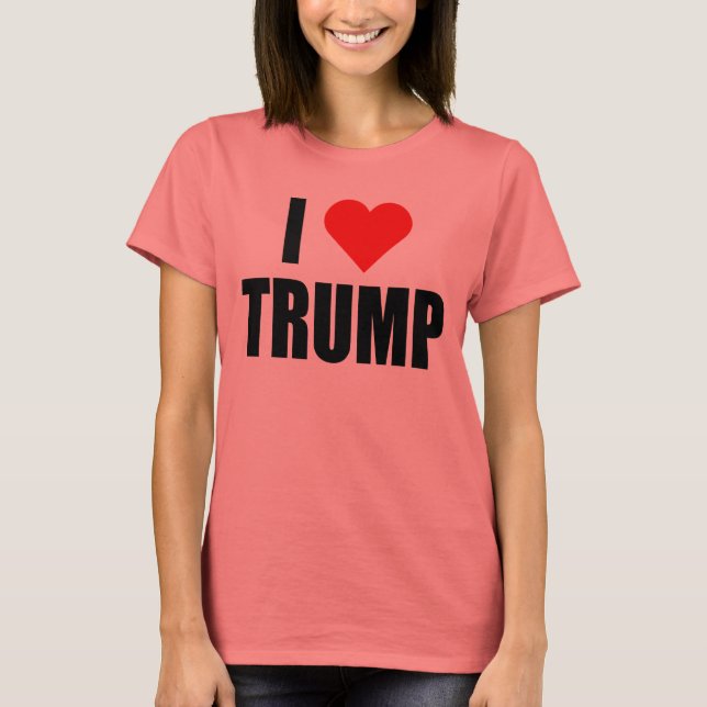 "I KÄRLEK TRUMP" T-SHIRT (Framsida)