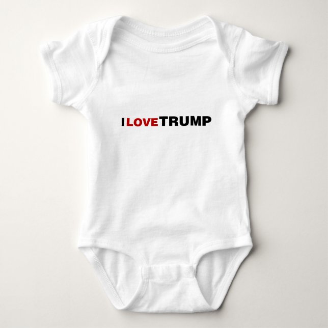 I Kärlek Trump T Shirt (Framsida)