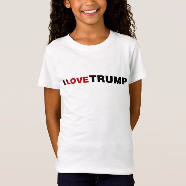 I Kärlek Trump T Shirt (Framsida)