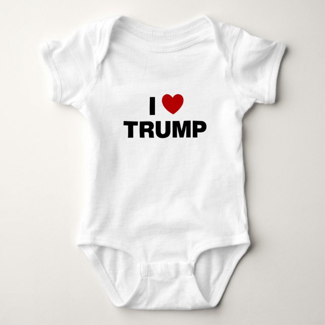 I Kärlek Trump T Shirt (Framsida)