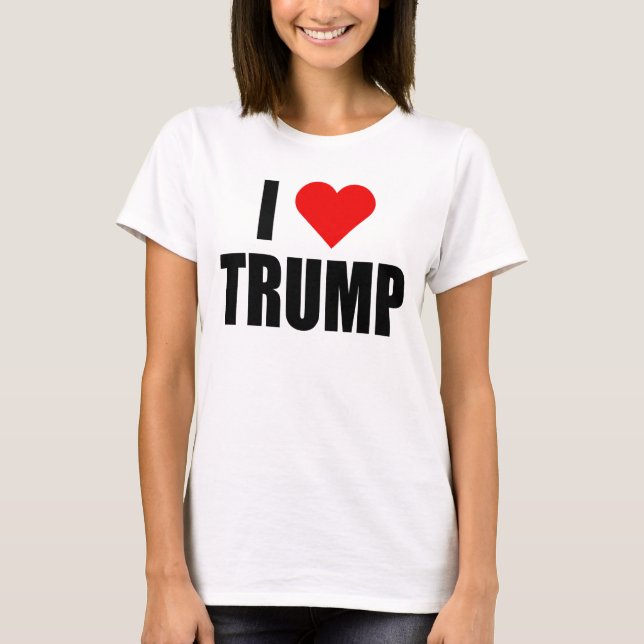 "I KÄRLEK TRUMP" TRÖJA (Framsida)
