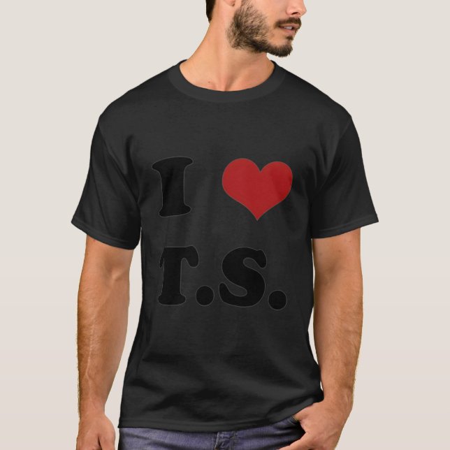 I Kärlek Ts T Shirt (Framsida)