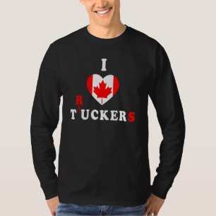 I Kärlek Tucker Funny Trucker Freedom Convoy 2022 T Shirt