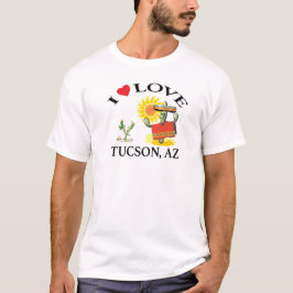 I kärlek tucson, arizona t shirt