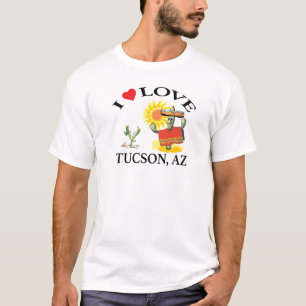 I kärlek tucson, arizona t shirt