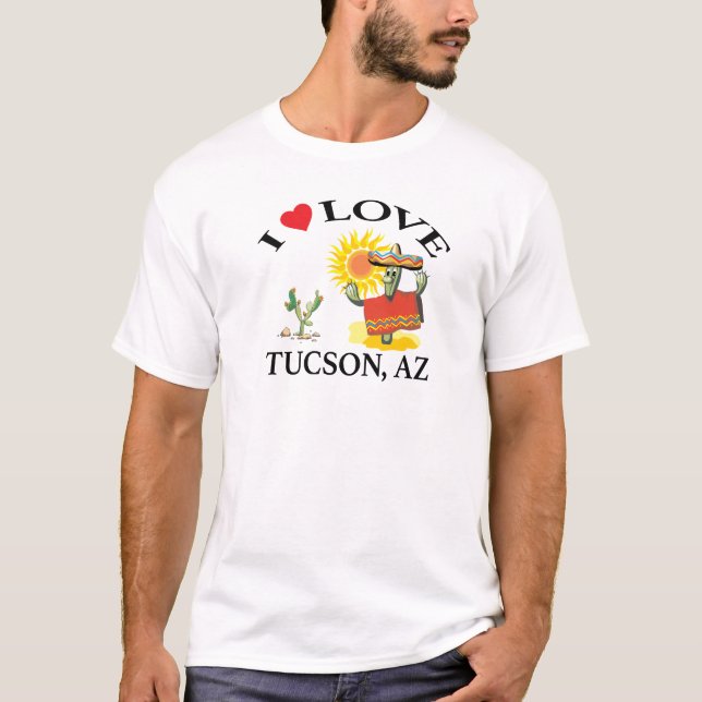 I kärlek tucson, arizona t shirt (Framsida)