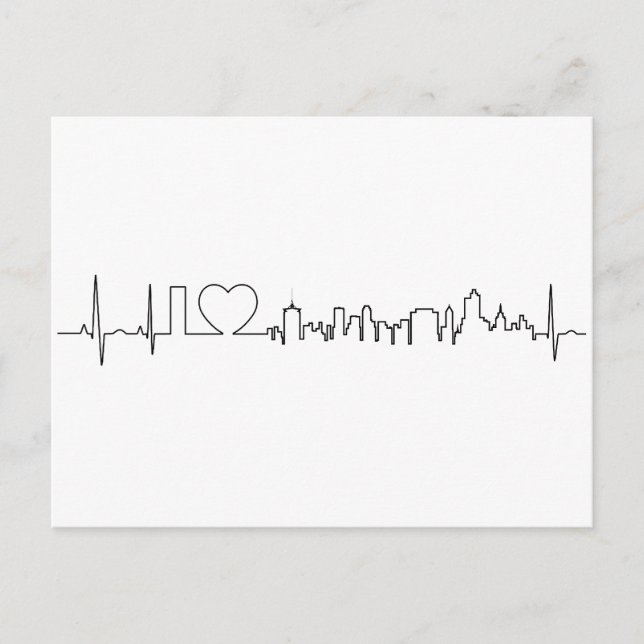 I kärlek Tulsa i ett utomordentligt stil Vykort (Framsida)