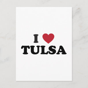 I Kärlek Tulsa Oklahoma Vykort