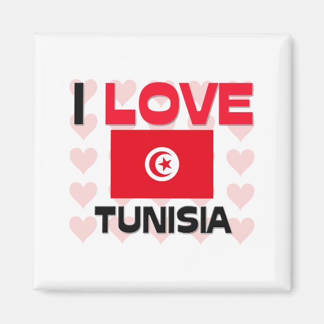 I Kärlek Tunisien Magnet (Framsidan)