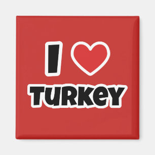 I kärlek Turkiet Magnet