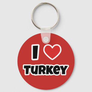 I kärlek Turkiet Nyckelring