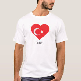 I Kärlek Turkiet T Shirt