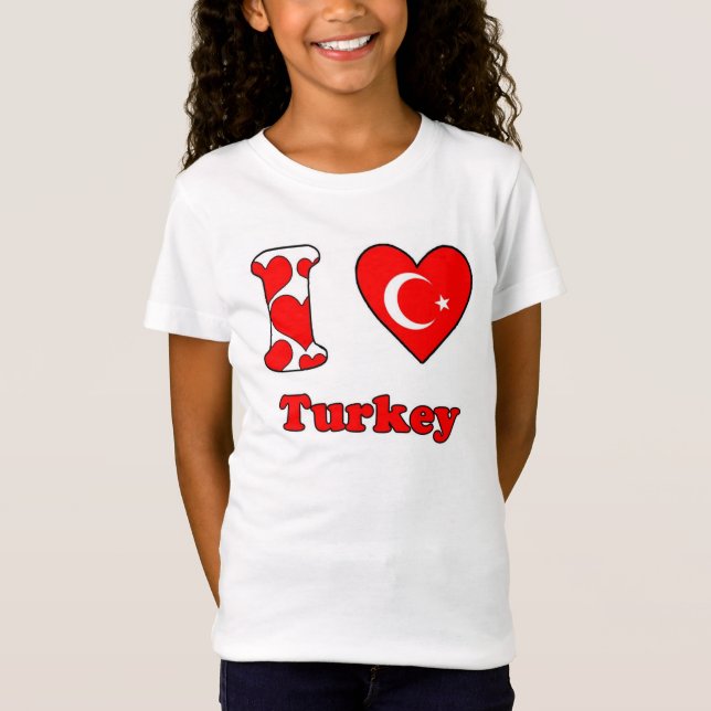 I kärlek Turkiet Tröja (Framsida)