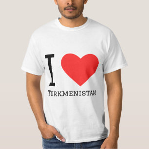 I kärlek Turkmenistan T Shirt