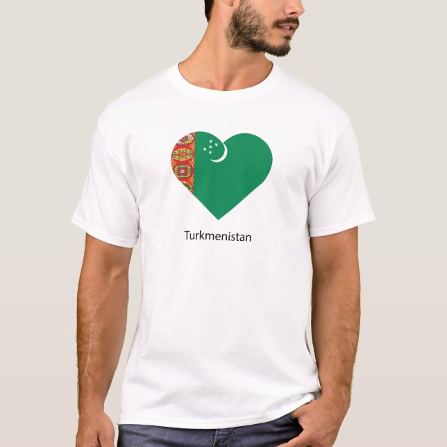 I Kärlek Turkmenistan T Shirt (Framsida)