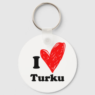 I Kärlek Turku Nyckelring