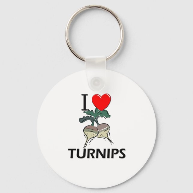 I Kärlek Turnips Nyckelring (Framsida)