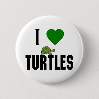 I Kärlek Turtles Knapp