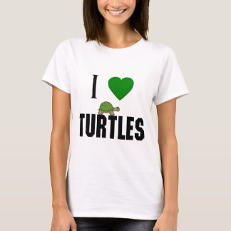I Kärlek Turtles Tee Shirt