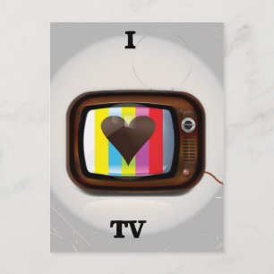 I kärlek Tv-tecknaden poster Vykort