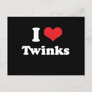 I KÄRLEK TWINKS - .png Vykort
