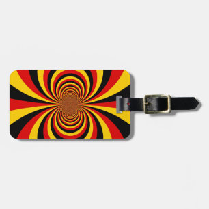I Kärlek Tyskland du National Flagga Art Print Bagagebricka
