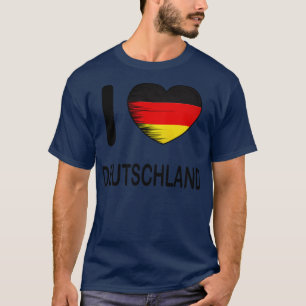 I Kärlek Tyskland jag mitt hem Min Land 1 T Shirt