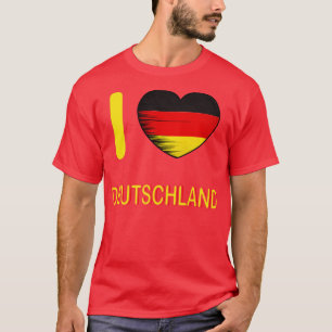 I Kärlek Tyskland jag mitt hem Min Land 3 T Shirt