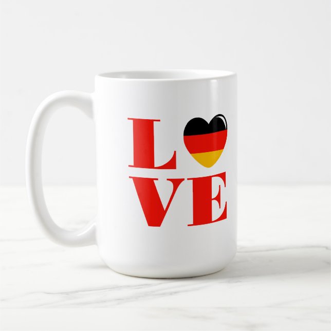 I KÄRLEK TYSKLAND KAFFEMUGG (Vänster)