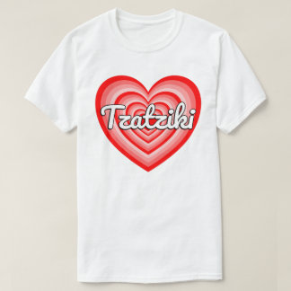 I Kärlek Tzatziki Sauce Heart Funny Greece Food Äl T Shirt