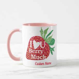 I Kärlek U Berry Mycket Anpassningsbar Mugg, Perfe Mugg