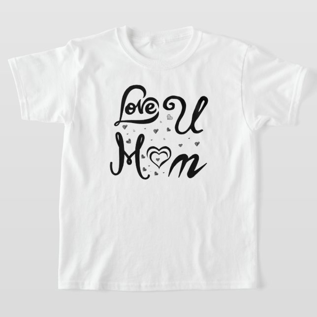 I KÄRLEK U MAMMA T SHIRT (Laydown)