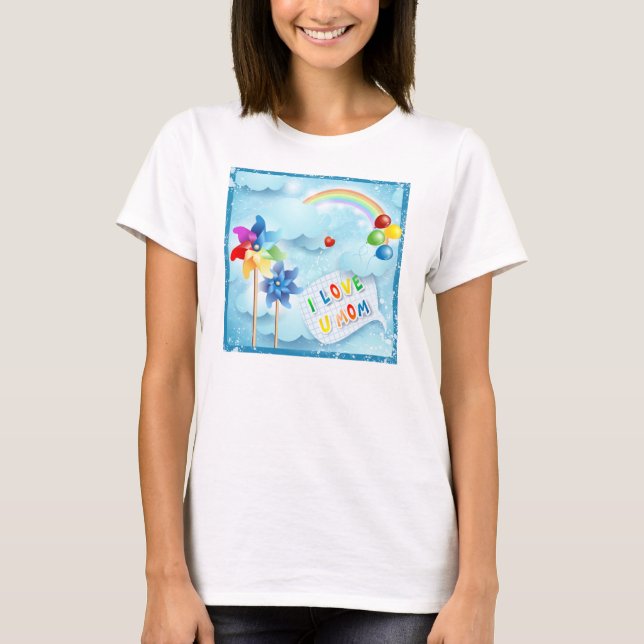 I KÄRLEK U MAMMA TEE SHIRT (Framsida)