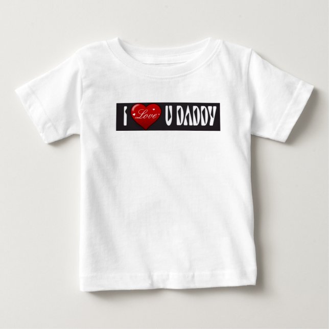 I kärlek U-pappa Tee Shirt (Framsida)