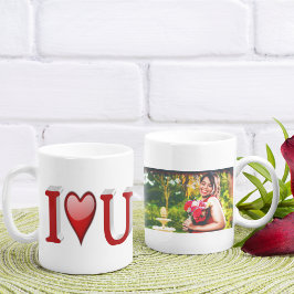 I Kärlek U Valentines day-foto Kaffemugg