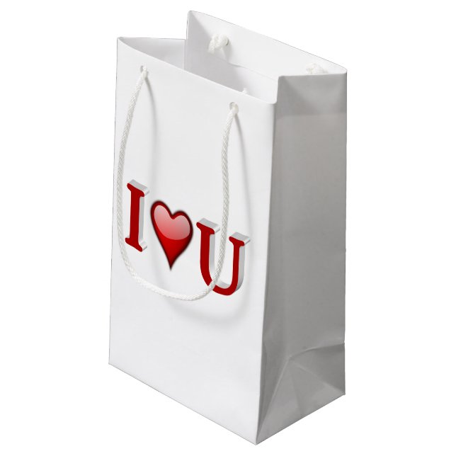I Kärlek U Valentines day Red (Baksidan Vinklad)