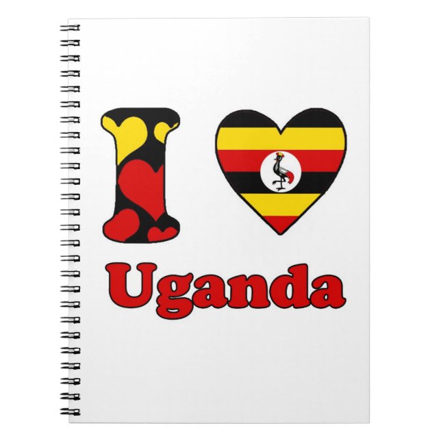 I kärlek Uganda Anteckningsbok (Framsidan)