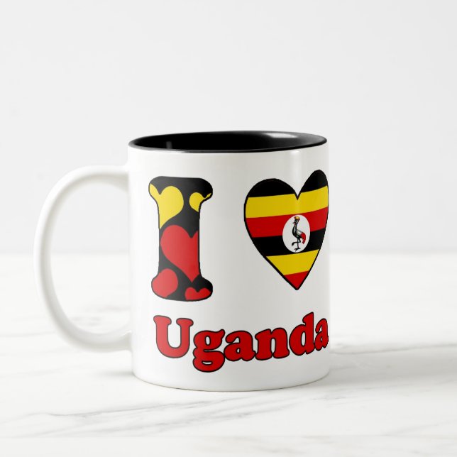 I kärlek Uganda Två-Tonad Mugg (Vänster)