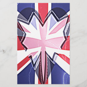 "I Kärlek UK" Art Print Brevpapper