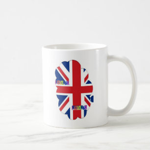 I Kärlek UK Art Print Kaffemugg