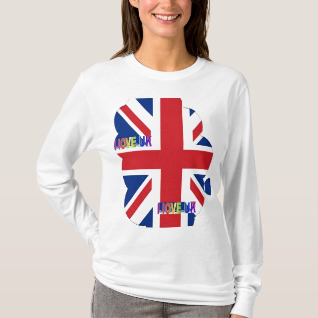 I Kärlek UK Art Print Tee (Framsida)