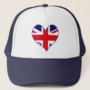 I kärlek UK flagga cap Keps