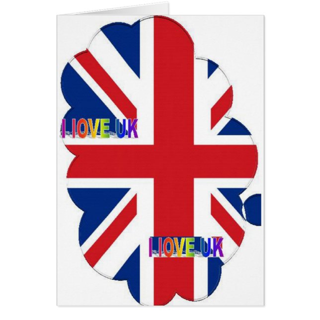 I KÄRLEK UK HÄLSNINGSKORT (Framsidan)